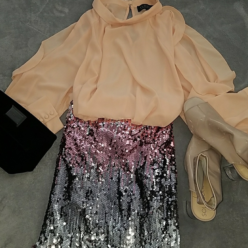 Forever 21+ Sequin Skirt